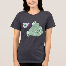 Camiseta Triblenda Flores de gato