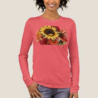 Camiseta Triblenda Flores de Otoño
