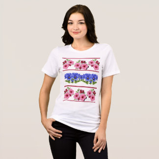 Camiseta Triblenda Flores de vinagreira hibisco e amar-perfeitos