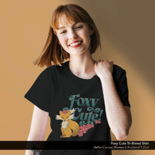 Camiseta Triblenda Flores Foxy Cute