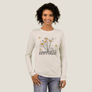 Camiseta Triblenda Flores Son Felicidad Retro Margarita 