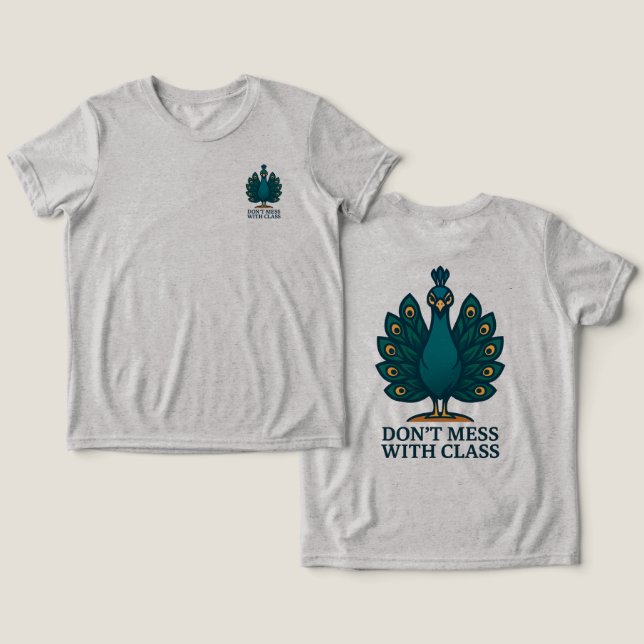 Camiseta Triblenda Flores y defectos (Diseño Anverso y Reverso)