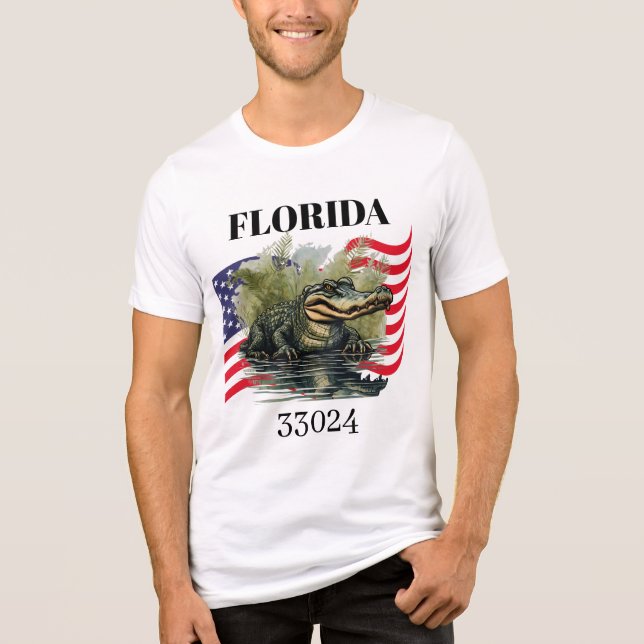 Camiseta Triblenda Florida Men's Bella+Canvas (Anverso)