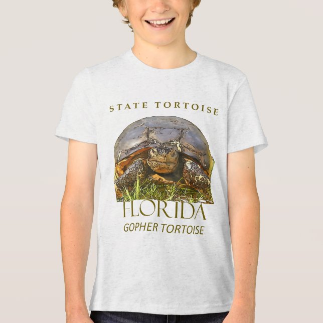 Camiseta Triblenda Florida Territory Gopher Tortoise Design (Anverso)