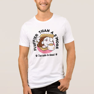 Camiseta Triblenda Fluffier Tha S’more - Perro y bollo de postre