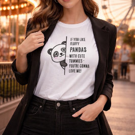 Camiseta Triblenda Fluffy Panda / Love Me Tee