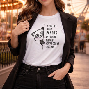 Camiseta Triblenda Fluffy Panda / Love Me Tee