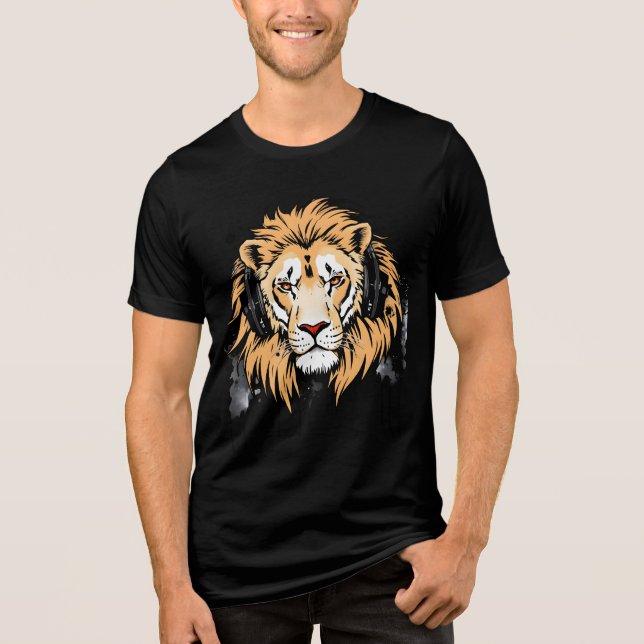 Camiseta Triblenda Flujo de leones (Anverso)