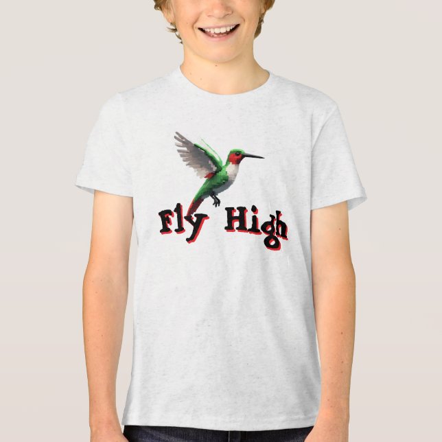 Camiseta Triblenda Fly High Hummingbird (Anverso)