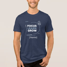 Camiseta Triblenda Focus Learn Grow / Motivación y Éxito Escolar