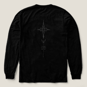 Camiseta Triblenda Folclore Celestial Gótico Vacío Gráfico