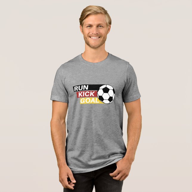 Camiseta Triblenda Football Run Kick & Goal T-Shirt (Anverso Completa)