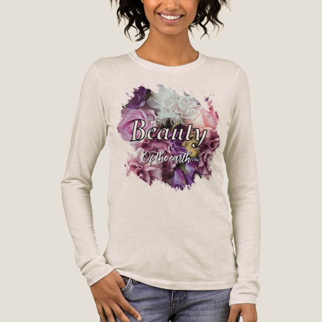 Camiseta Triblenda For the Beauty of the Earth (Anverso)