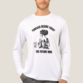 Camiseta Triblenda Forever Begins Today Novia SVG - La futura Sra