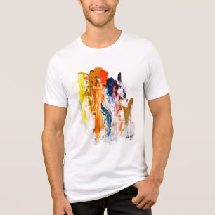 Camiseta Triblenda Formas abstractas nacidas de la paleta de un artis