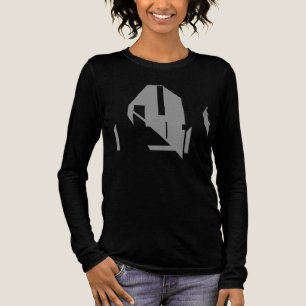 Camiseta Triblenda Formas geométricas de gris medio Resumen Diseño de