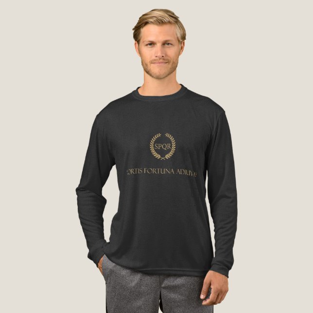 Camiseta Triblenda Fortis Fortuna Adiuvat - La Fortuna Favorece A Los (Anverso Completo)