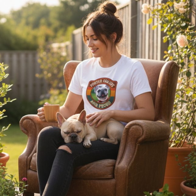 Camiseta Triblenda Foster Failure Rescued Dog Love Forever (Foster Failure Animal Photo tshirt
)