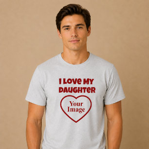 Camiseta Triblenda Foto de Amo a Mi Hija