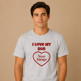 Camiseta Triblenda Foto de amo a mi hijo