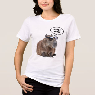 Camiseta Triblenda Foto de Guay Capybara Gafas de sol con capibara