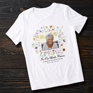 Camiseta Triblenda Foto en nuestro corazón para siempre en conmemorac