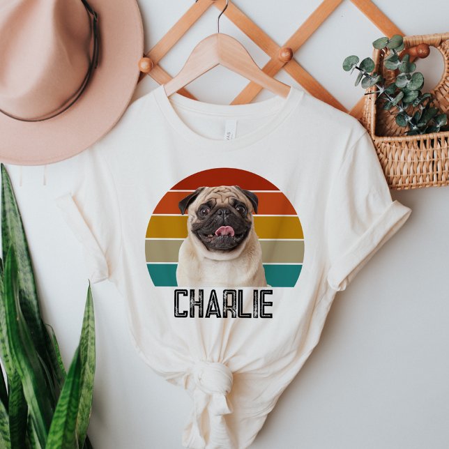 Camiseta Triblenda Foto Mascota retro Personalizado de perro ventilad (Subido por el creador)