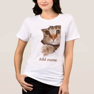 Camiseta Triblenda Foto personalizada y nombre personalizado