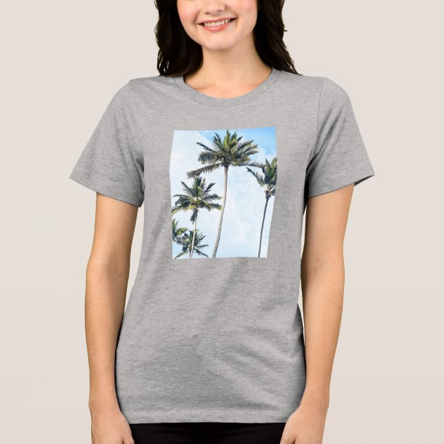 Camiseta Triblenda Foto personalizado Mejor Mamá De La Historia (Añad (Anverso)