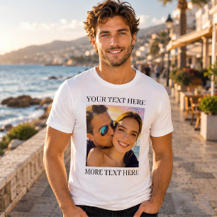 Camiseta Triblenda Foto y Texto Personalizados