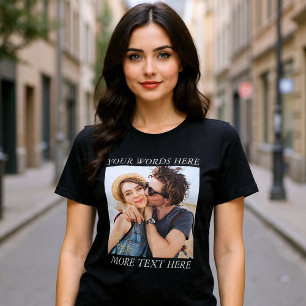 Camiseta Triblenda Foto y Texto Personalizados