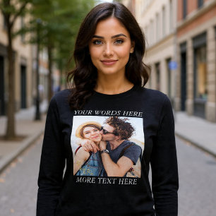Camiseta Triblenda Foto y Texto Personalizados