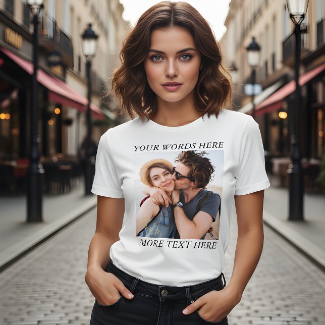 Camiseta Triblenda Foto y Texto Personalizados (Subido por el creador)
