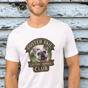 Camiseta Triblenda Fotografía de perro "Fail Foster"