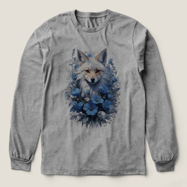 Camiseta Triblenda Fox celeste en la sangre azul (Diseño traserp)