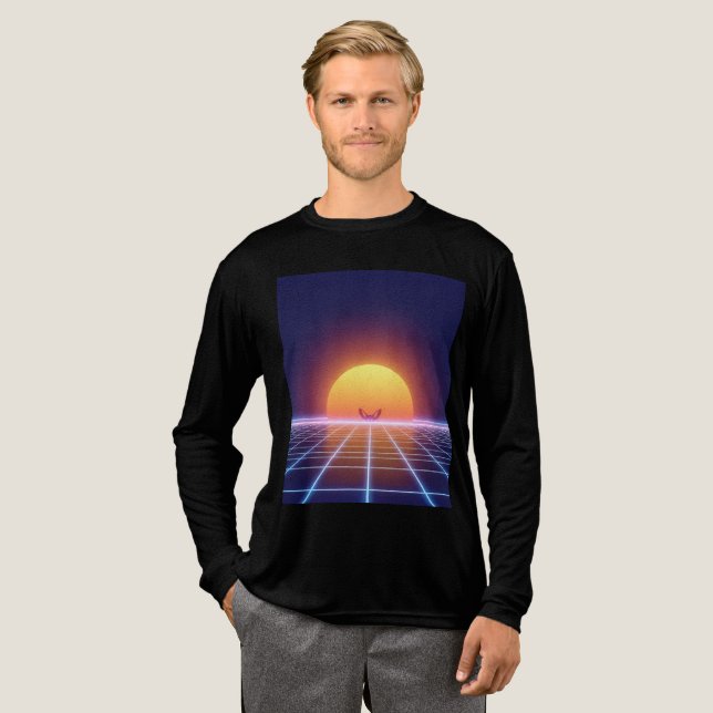 Camiseta Triblenda Fox de sintonización de ondas de sol - Arte de Fut (Anverso Completo)