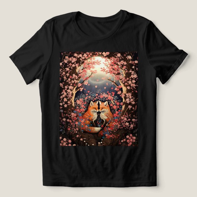 Camiseta Triblenda Foxes By Moonlight (Diseño delantero )