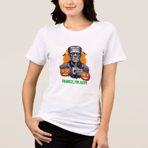 Camiseta Triblenda Francamente, soy el café Frankenstein vivo
