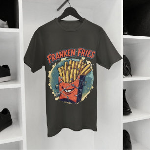 Camiseta Triblenda Franken Fries Funny Halloween Fries Pun