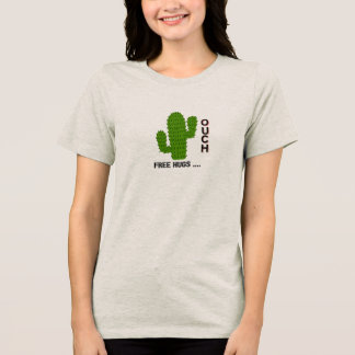Camiseta Triblenda Free Hugs Cactus T-Shirt | Funny Desert Plant Tee