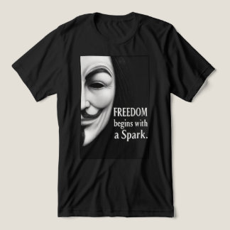 Camiseta Triblenda Freedom Begins With a Spark