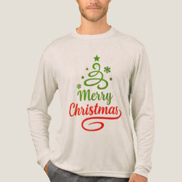 Camiseta Triblenda Freefit Merry Christmas Long Sleeve Tee 🎅 | Bella