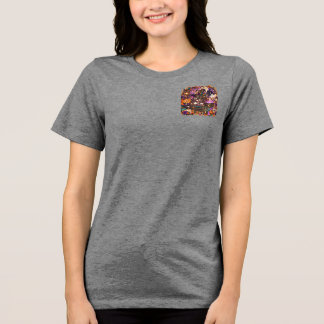 Camiseta Triblenda Frenchie Bruja Cute Halloween