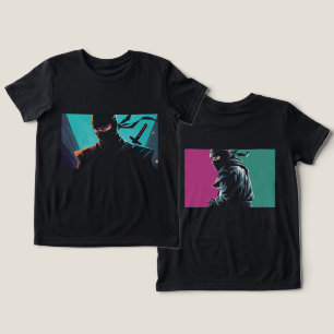 Camiseta Triblenda Frente Ninja y atrás
