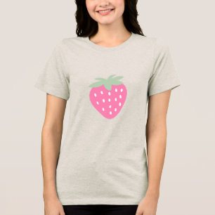 Camiseta Triblenda Fresa rosa claro