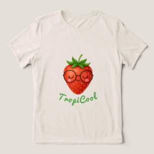 Camiseta Triblenda Fresa TropiCool - Verano Cute