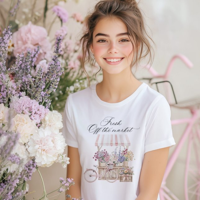 Camiseta Triblenda Fresco del mercado de la Provenza Carro de Flores  (Subido por el creador)