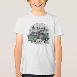Camiseta Triblenda Fresno City California Estados Unidos