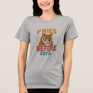 Camiseta Triblenda "Fries Antes De Chicos"