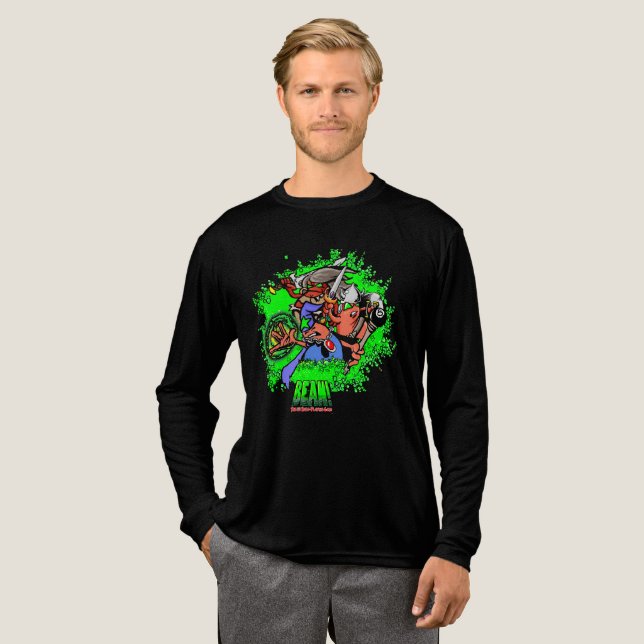 Camiseta Triblenda ¡Frijol! Héroes Hombres    (Anverso Completo)